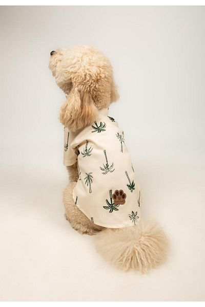 Buf & Buf Palm Pup - Summer Cat Dog Shirt Small Medium Breed Custom Printed