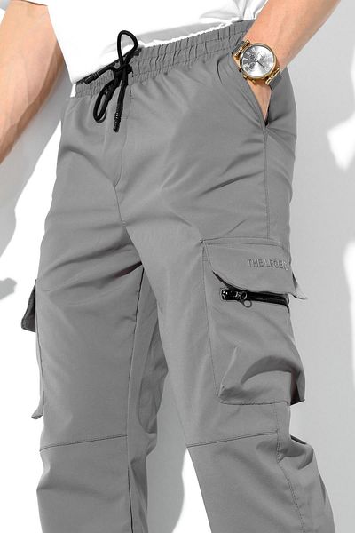 Oksit Luigi Slim Fit Court Parachute Outdoor Ανδρική φόρμα στο κάτω μέρος με τσέπη Cargo