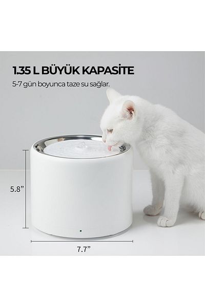 Petkit Eversweet 3 Pro Water Dispenser White (Official Distributor Guaranteed)