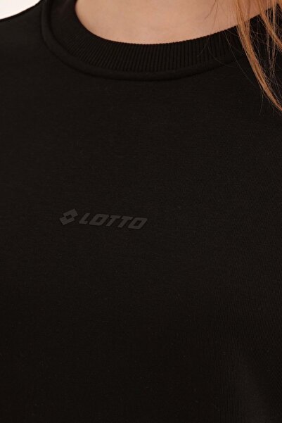 Lotto W-gıove C Neck Swt 4pr Μαύρο γυναικείο φούτερ