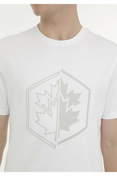 lumberjack Sıerene 11llm08 Ανδρικό κοντομάνικο T-shirt Ανδρικό T-shirt Λευκό