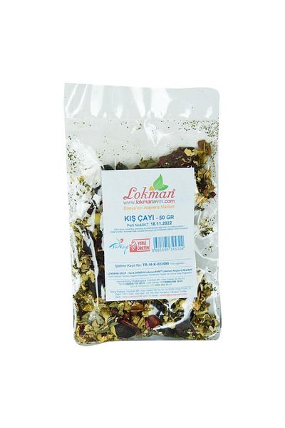 LokmanAVM Natural Ottoman Tea 1St Quality 12 Herb Mixed Winter Tea 50g
