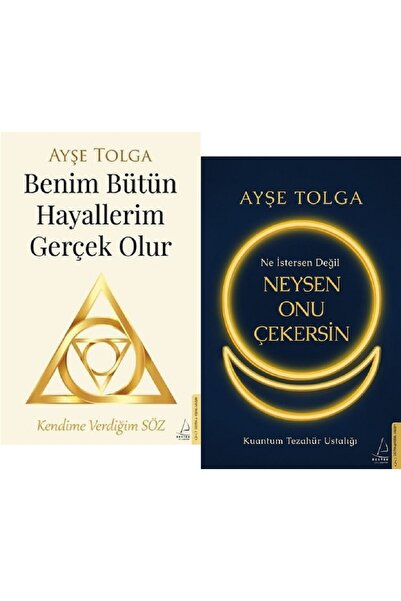 Destek Yayınları Benim Bütün Hayallerim Gerçek Olur/ne Istersen Değil Neysen Onu Çekersin / Ayşe Tolga 2 Kitap Set
