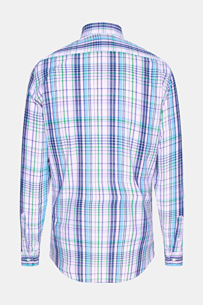 W Collection Multi-Colored Long Sleeve Plaid Shirt