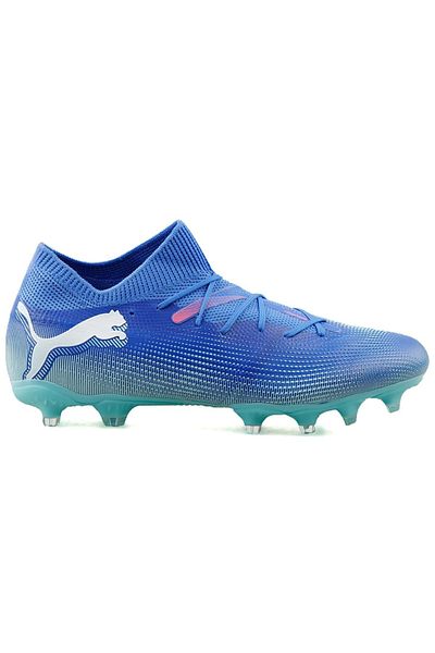 Puma 107715   Future 7 Match FG/AG - Pantofi de fotbal pentru bărbați albaștri, teren profesional artificial/ iarbă