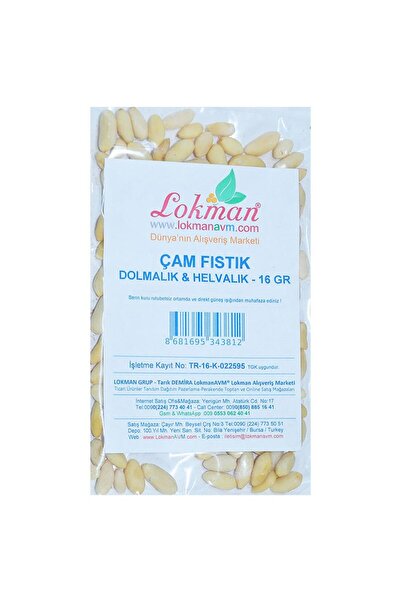 LokmanAVM Dolmalık Helvalık Çam Fıstığı 1.kalite Ithal Çam Fıstık 16gr