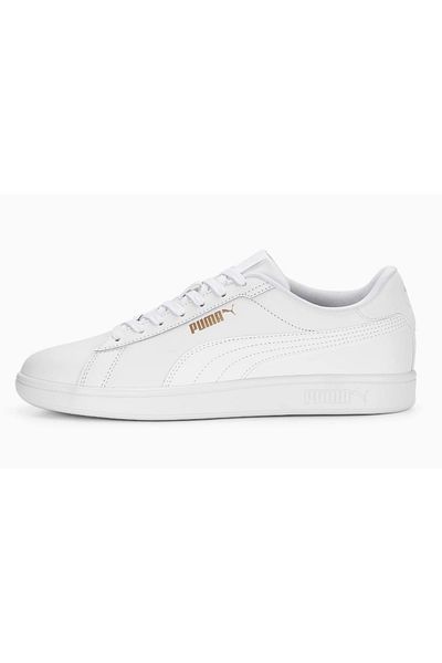 Puma Smash V3 L 390987-01 - Ανδρικά λευκά αθλητικά παπούτσια