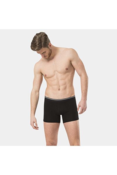TÜREN Men's Lycra Boxer (Pack of 2) 126/Black