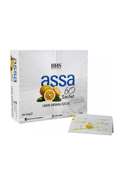 Hhs Assa 60 Sachet Lemon Flavored Mixed Herb Form Tea 240gr