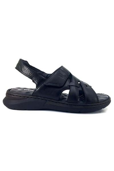 Forelli Ανδρικά σανδάλια Berkay Daily Anatomical Leather-μαύρο