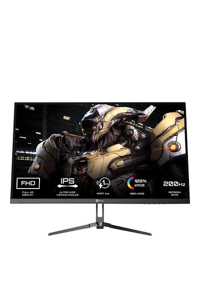 Gamertek شاشة ألعاب GamerTek Striker مقاس 27 بوصة FHD 200Hz باللون الأسود