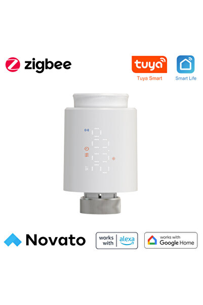 Novato Zigbee Akıllı Termostatik Vana ( Tuya, Smart Life Uyumlu ) TRV-02
