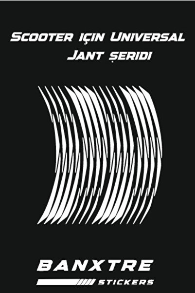 Banxtre Scooter Jantı için Universal Tüm Scooterlara Uyumlu Jant Şeridi Stick...