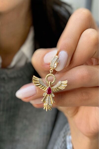 SEYHAN KUYUMCULUK Anka Kuşu Charm Altın Kolye Ucu