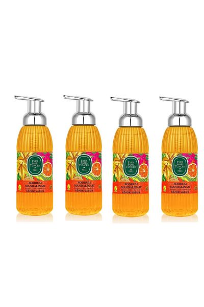 Eyüp Sabri Tuncer 500ml X 4 Natural Olive Oil Foam Soap - Eyüp Sabri Tuncer Bodrum Tangerine