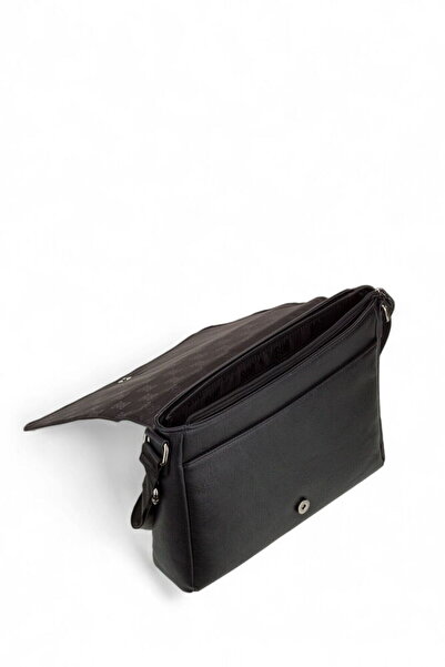 Pierre Cardin Unisex Black Messenger Bag - 01pc00112