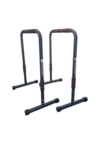 Rebuwo İkili Uzun Paralel Dip Bar – Tall Parallettes Dips Bar | Portatif Ev Tipi Fitness Ekipmanı