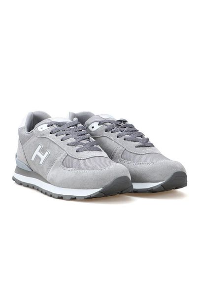 Hammer Jack Pero Leather Sports Shoes-grey