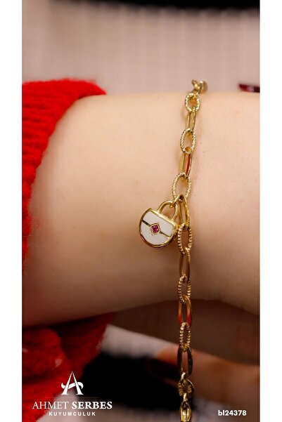 CETAŞ Cetaş Sedef Mineli Ataç Bileklik