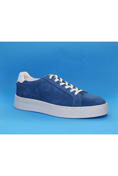 GROZ STORE GÖK MAVİSİ SÜET DERİ ERKEK AYAKKABI