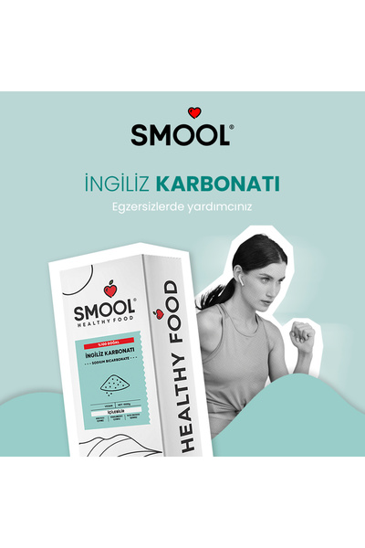 SMOOL İngiliz Karbonatı (2X1000 GR) Içilebilir Katkısız Yenilebilir Gıda Tipi Food Grade 2 Li Set