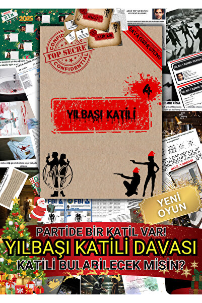M.Ş. Özel Ajanlık Yılbaşı Katili Dedektiflik Oyunu Katil Kim Cinayet Çözme Su...