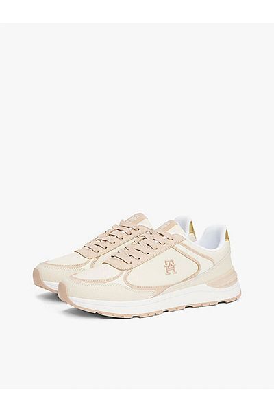 Tommy Hilfiger Pink Brand Logo Thick Sole Lace-Up Women's Sneakers - Fw0Fw08325-Try