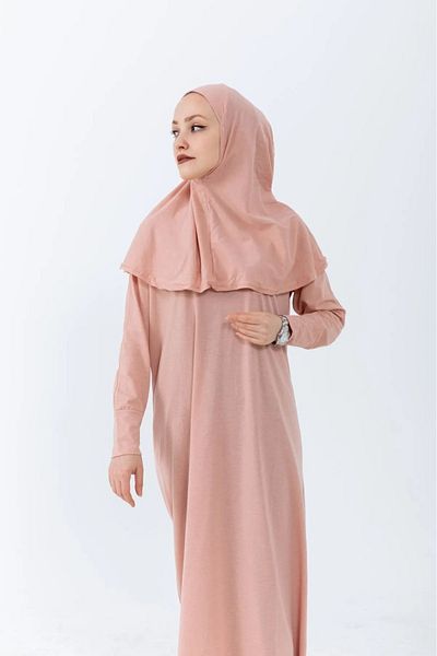 Kutay Collection Ολόσωμο φόρεμα προσευχής μονόχρωμο