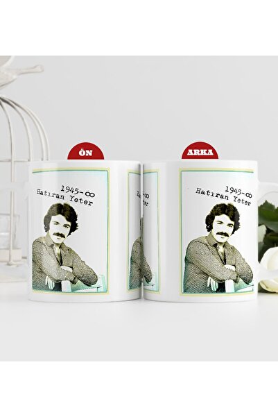 Bk Gift Ferdi Tayfur Hatıran Yeter Tasarımlı Beyaz Kupa Bardak-3, Arkadaşa He...