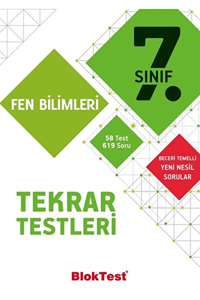 Tudem Yayınları Tudem Yayınları 7.sınıf Fen Bilimleri Tekrar Testleri