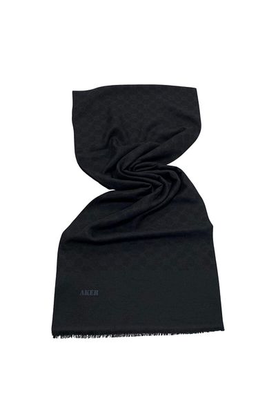 Aker Elegance Monogram Black Shawl1090100-911
