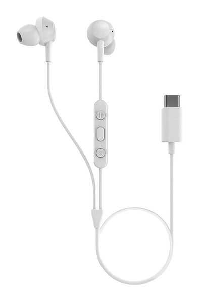 Philips TAE5008WT/00 -- سماعات رأس سلكية من Philips مع ميكروفون وموصل USB-C، باللون الأبيض