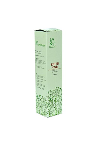Doğan Baharatçılık Keten Yağı 250 ml Doğal Saf Cam Şişe