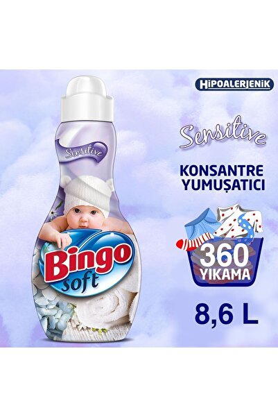 Bingo Soft Konsantre Yumuşatıcı 1440 Ml Sensitive x6 Adet