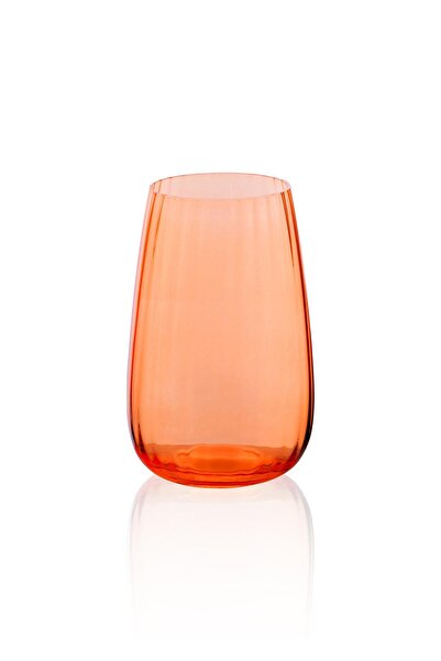 The Mia Glass Water Glass Orange 600 ml Brd0123