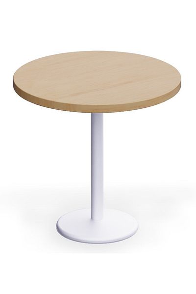 Mahmayi Round Pantry Table, Simple Modern Design Coffee Task for Home Office, (80 cm Dia, Oak)