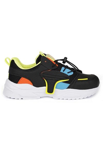 KCMN Cool Y3 Sneaker Pantofi sport ortopedici pentru copii Negru-alb