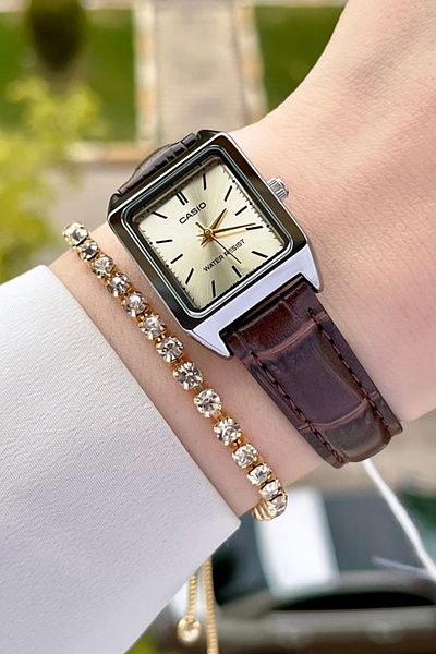 Casio Gold Brown Color Women's Wristwatch