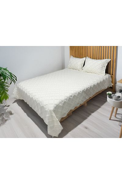 KAYALI HOME Bohemian Double Bed Set - 230X250 Pillow 50X70