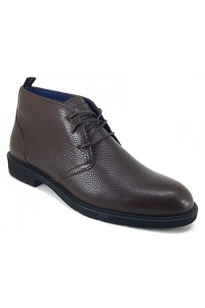 Libero 1316 Casual Δερμάτινες Ανδρικές Μπότες με Γούνα Εσωτερικά-καφέ