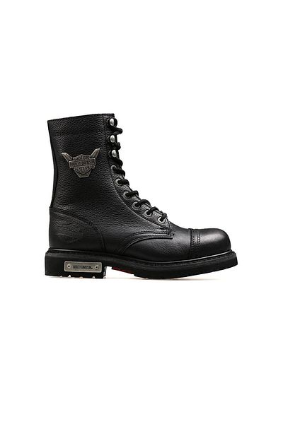 Harley Davidson 025μ 100553   Ανδρικές Μπότες Colmar - Δερμάτινο μαύρο εμπριμέ