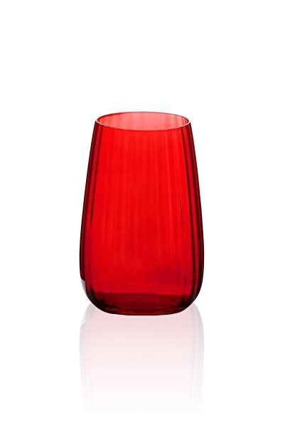 The Mia Glass Water Glass Red 600 ml Brd0122