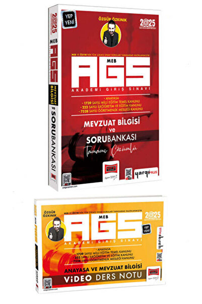 Yargı Yayınları Yargı Yayınları 2025 MEB-AGS Anayasa ve Mevzuat Bilgisi Soru ...