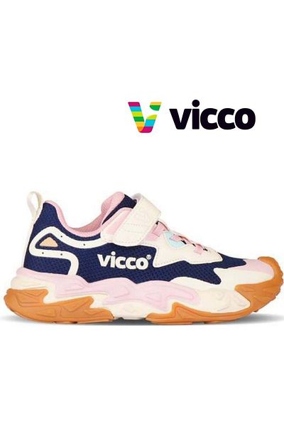 Vicco Umbre Girls' Beige Sneaker