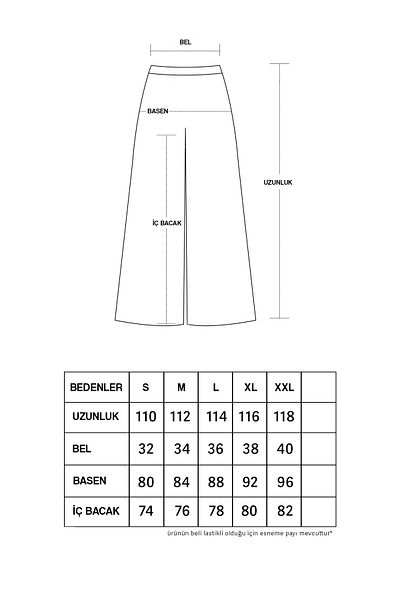 COMBİNE MİCHAİL Pantaloni Palazzo cu închidere velcro din Lycra de damă