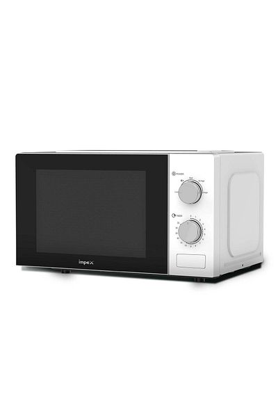 İMPEX 25L Manual Microwave Oven With Easy Reheat And Defrost Function 850 W White & Black