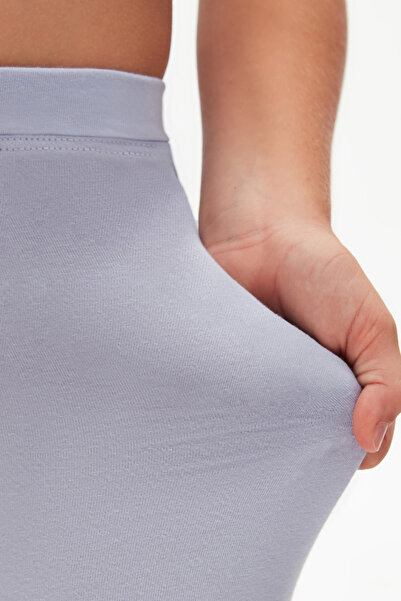 LOVETTI Ανοιχτό λιλά Basic κολάν Κάπρι κάτω από το γόνατο για κορίτσια