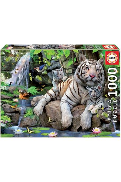 EDUCA 1000 Bengal White Tigers 14808