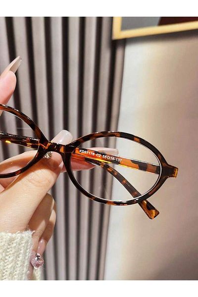 LOOKUP Blue Optical Glasses - Light Protection, Glass Changeable + Case + Cloth Gift
