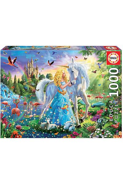 EDUCA The Princess and the Unicorn 1000pc Jigsaw Puzzle 17654